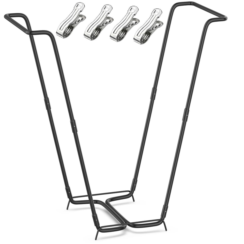 Loyala Outdoor Trash Bag Holder with extra-large capacity for efficient yard cleanup.