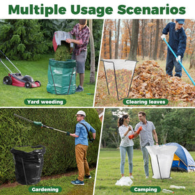 Loyala sturdy metal stand provides reliable support for leaves and clippings.