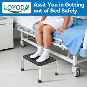 Loyoda step stool heavy-duty frame close-up showing durability.