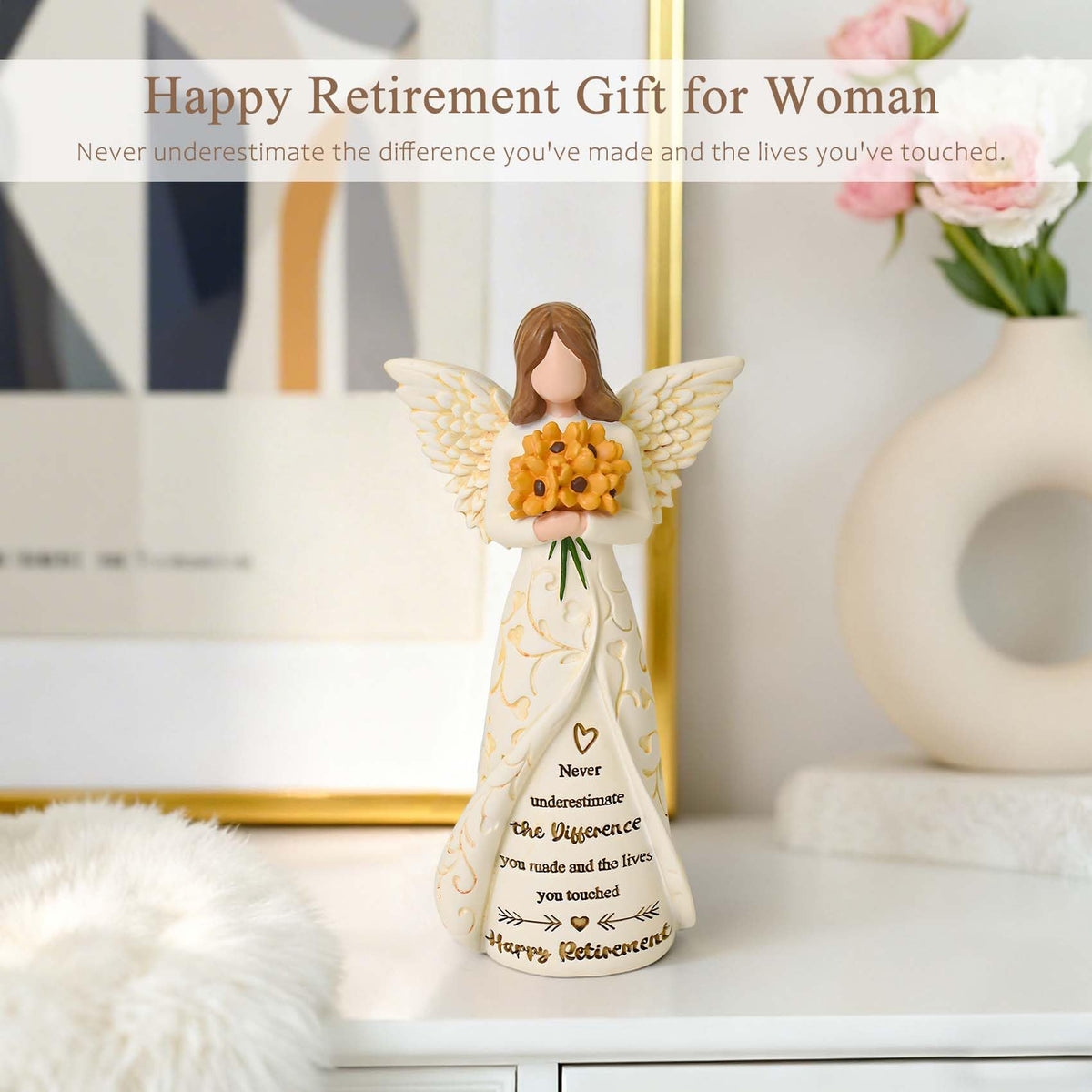 Loyzcy hand-painted yellow bouquet adds warmth and optimism