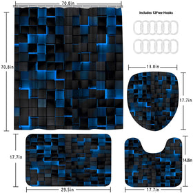 LQCOOL non-slip bath mat keeps feet dry and comfortable