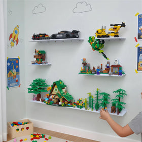 LRANFOW sturdy wall-mounted display ideal for kids’ rooms and desks.