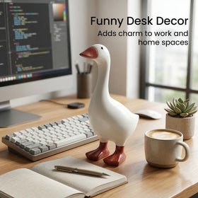LRNIOT 7-inch desk goose serving as a fun gift idea for loved ones.