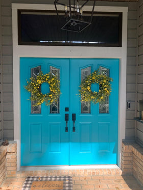 LSKYTOP full vibrant wreath ready for year round seasonal styling