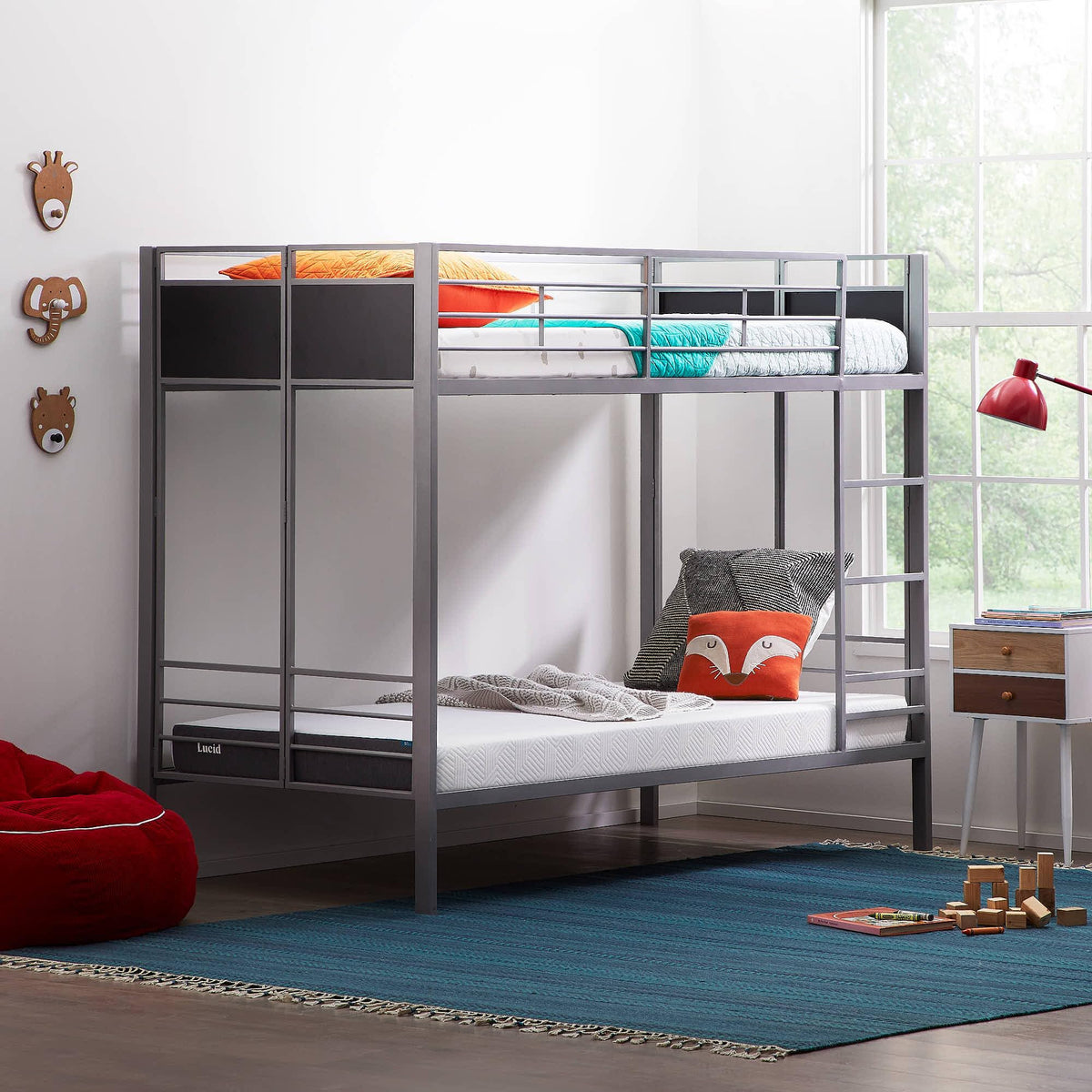 Lucid memory foam layer with bamboo charcoal infusion for freshness