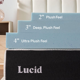 LUCID ventilated design with airflow channels enhances breathability.