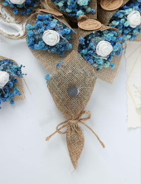 LucidLather home decor mini magnet bouquet brightens kitchen or office space.