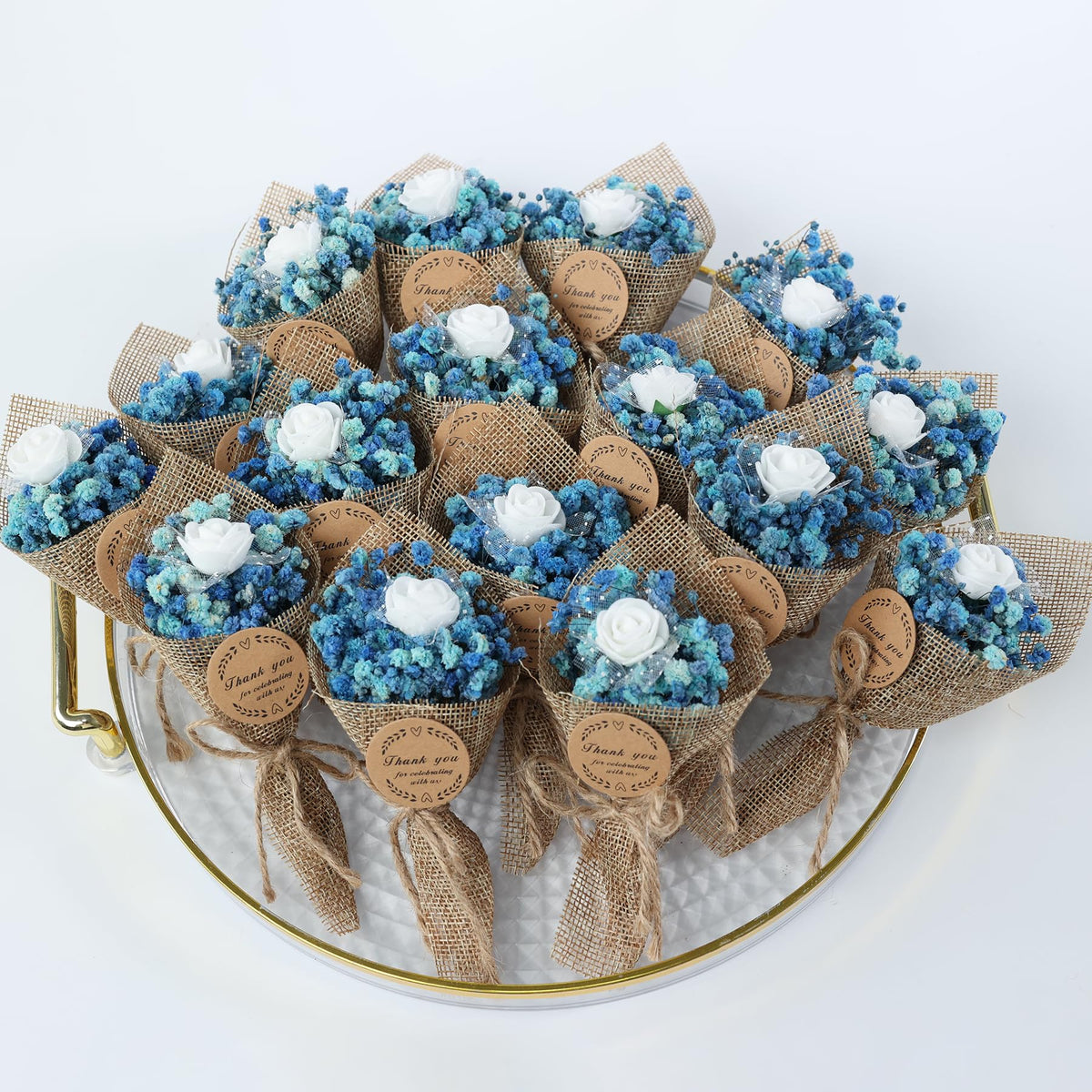 LucidLather wedding-favor mini magnet bouquet adds elegant keepsake for guests.