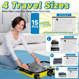 Luciteck small-size vacuum bags ideal for shirts and accessories.