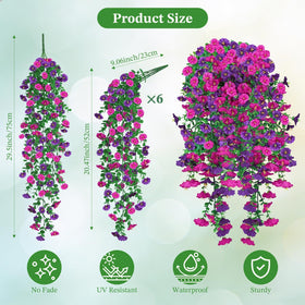 LuckyEra eucalyptus leaves trail behind blooms for a lush greenery accent