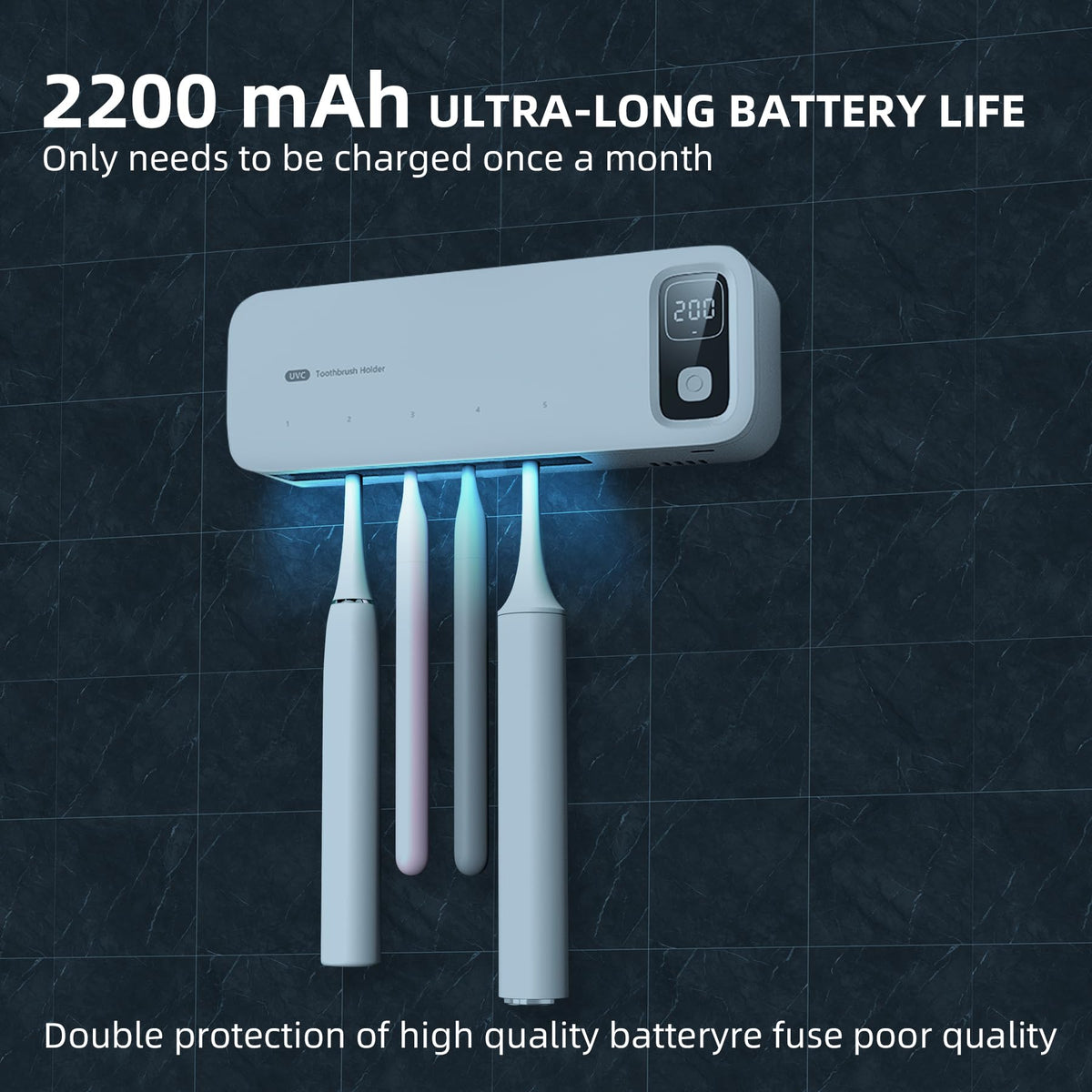 Luckin Smile auto-stop UV safety when lid opens