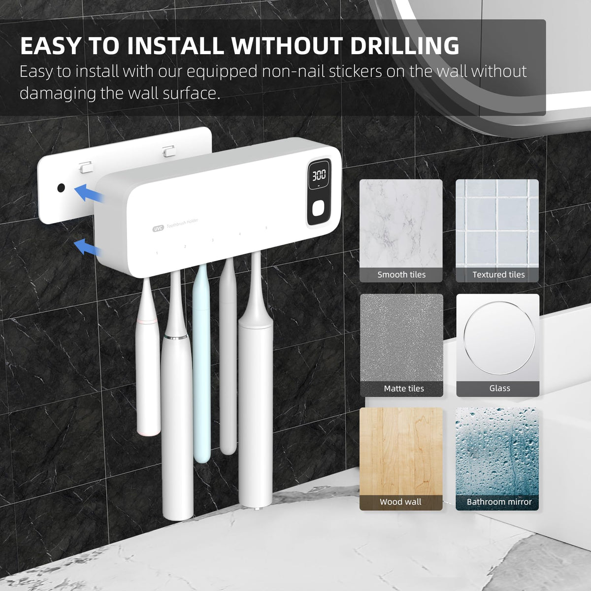 Luckin Smile wall-mounted design saves counter space