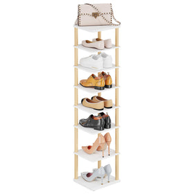 Slim profile of LUCKNOCK rack fits tight corners in apartments.
