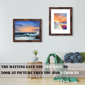 LUCKYLIFE 16x20 frame without mat offers a modern showcase for bold photos