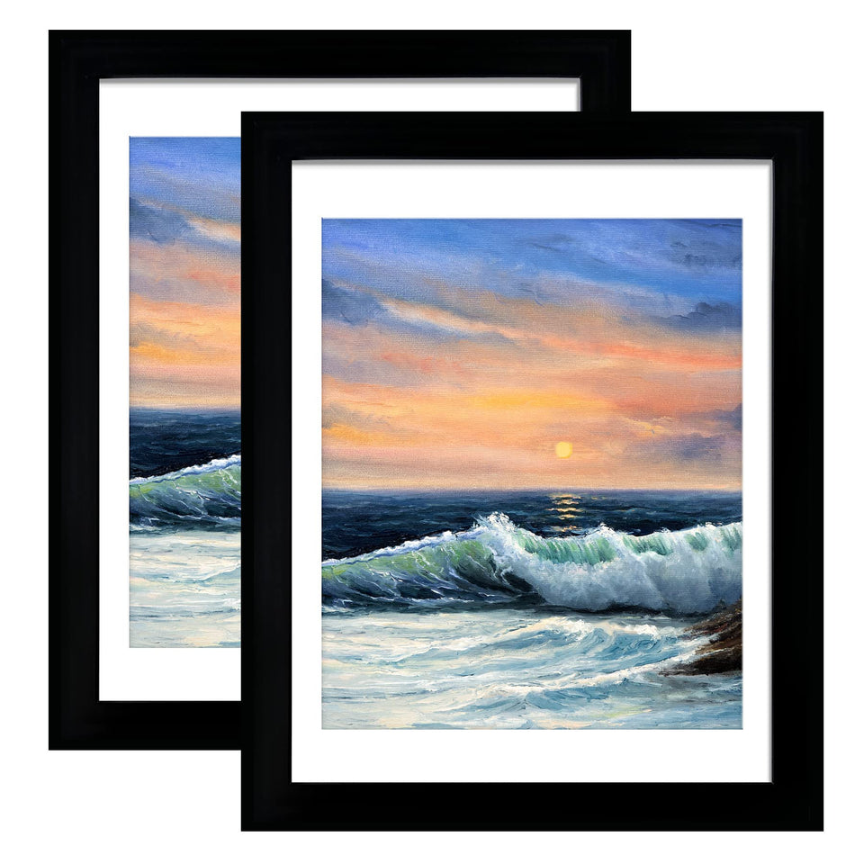 LUCKYLIFE 18x24 black frame front view ideal for wall display of memories