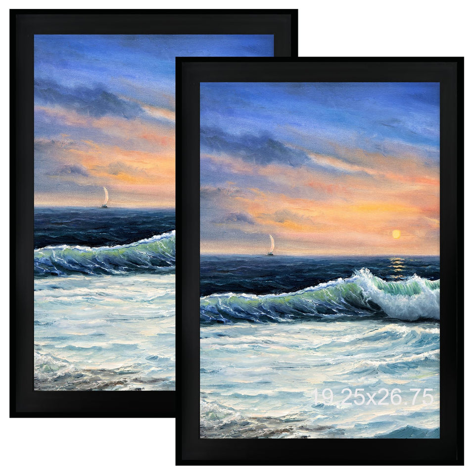 Luckylife 19.25x26.75 poster frame showing a crisp home display