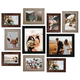 LuckyLife black 8x10 front view frame for a sleek gallery wall