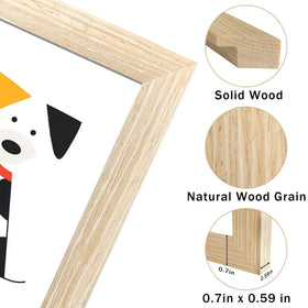 LUCKYLIFE frame without mat reveals the full 16x20 image.