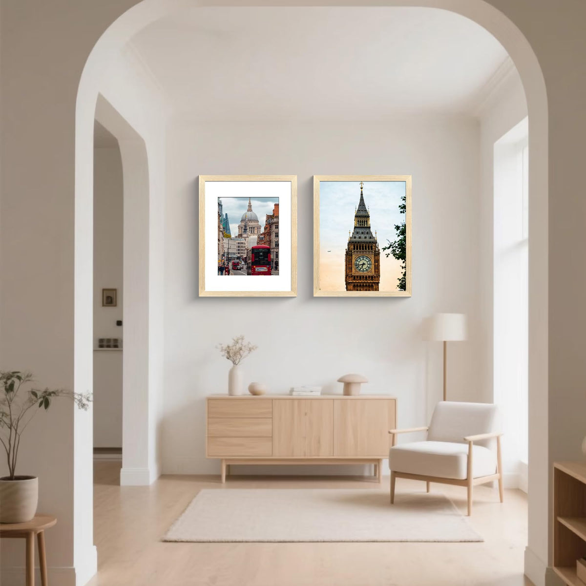 LUCKYLIFE frame suits art, photos, and posters for versatile decor.