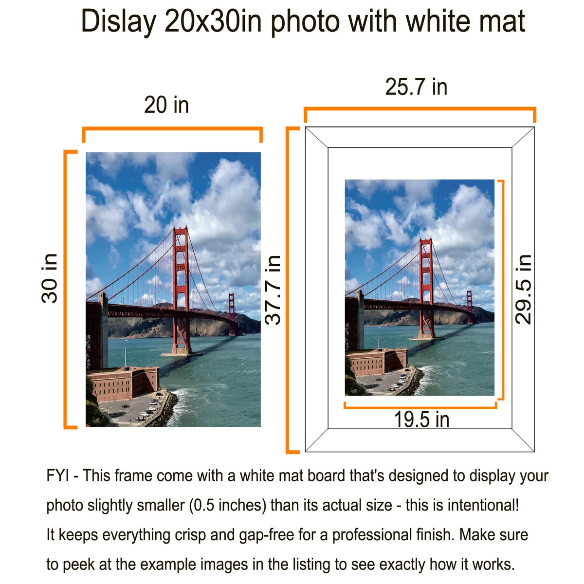 LUCKYLIFE frame elevates photos and diplomas with a refined look for walls