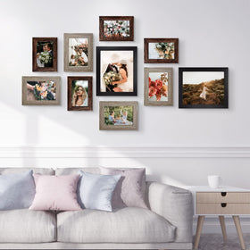 LuckyLife gray 5x7 front view frame with clean, contemporary lines
