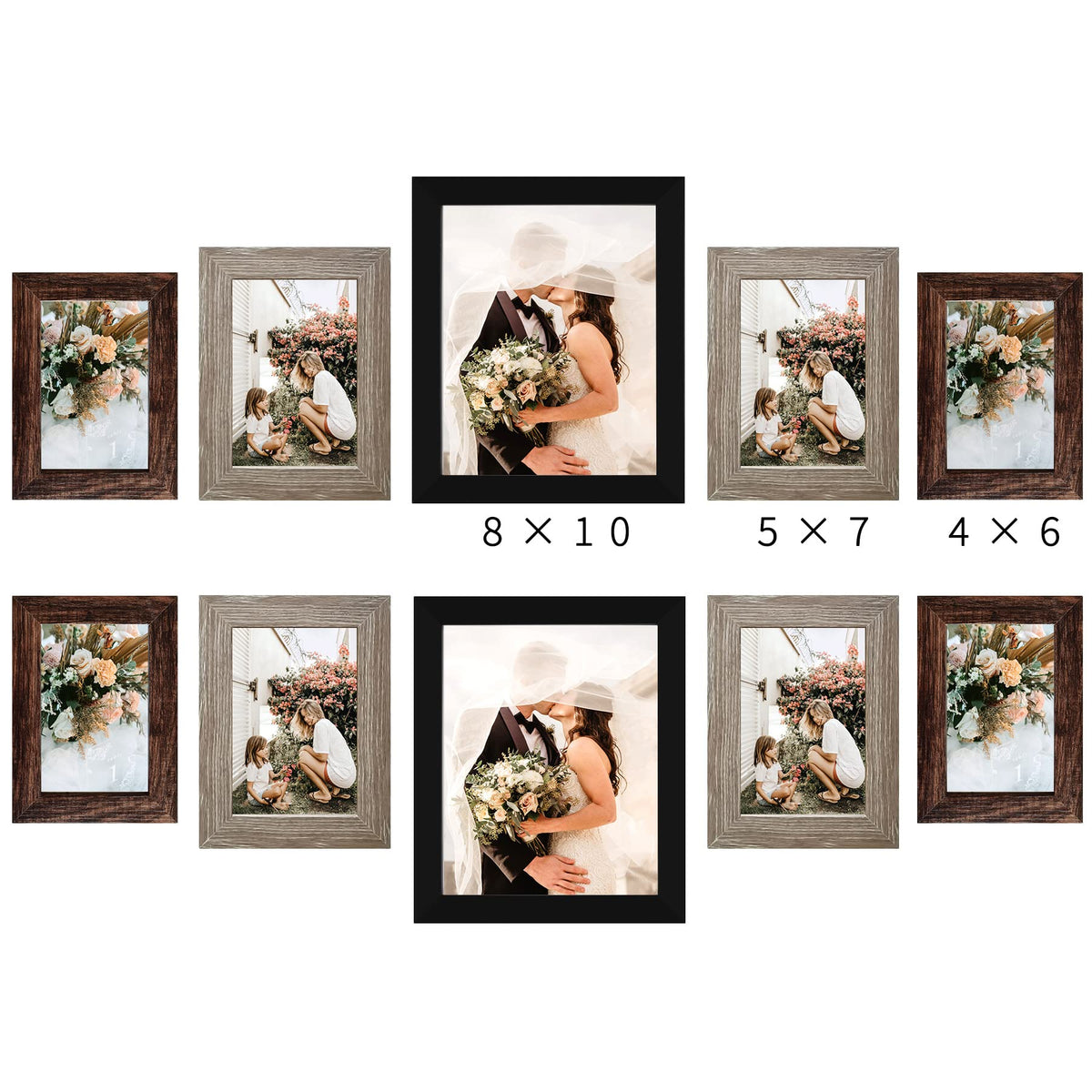 LuckyLife MDF frame close-up highlighting smooth texture and grain