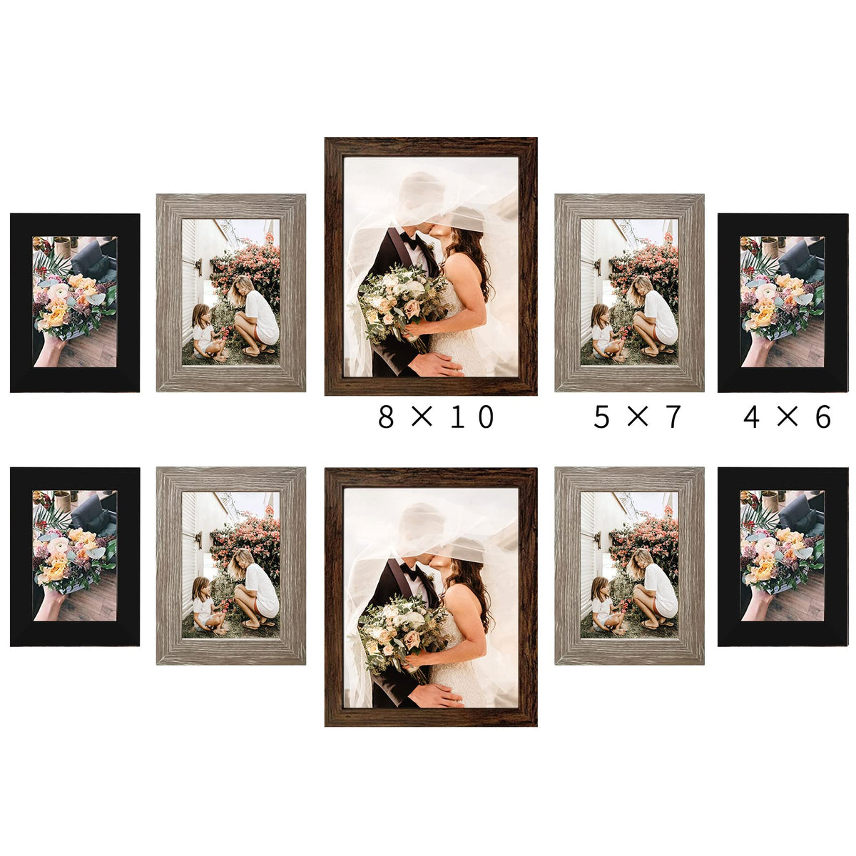 Durable MDF frame surface with smooth texture and rustic elegance.