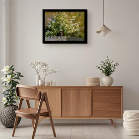Luckylife two-pack black MDF frames provide durable, lightweight wall display.