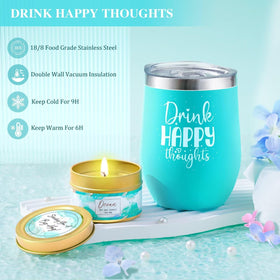 LUCOTIYA Ocean-scented candle creating calming ambiance