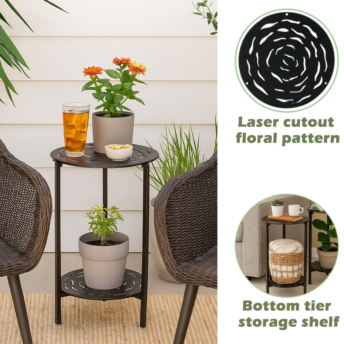 The lucpur patio assembly with included tools enables quick setup.