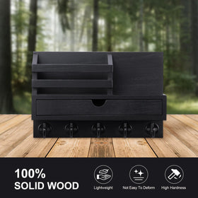 Compact design fits narrow foyers without crowding space.