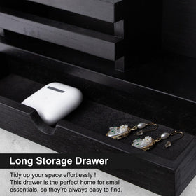 Five sturdy hooks securely fastened for coats, leashes, and bags.
