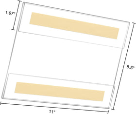 Ludery 8.5x11 horizontal diploma frame mounts on wall without tools