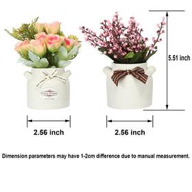 LUEUR home office decor bundle adds natural appeal to shelves and desks.