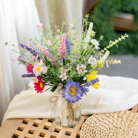 LUEUR twine-detailed vase adds rustic charm to any space