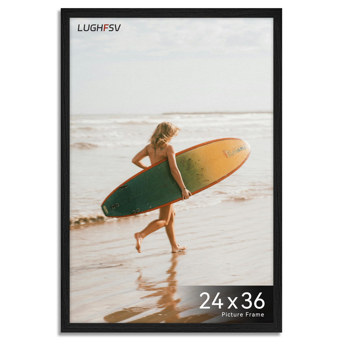 LUGHFSV 24x36 frame wall mount for posters, secure and easy to hang.