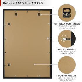 LUGHFSV 28x40 frame mounted on wall using included hardware