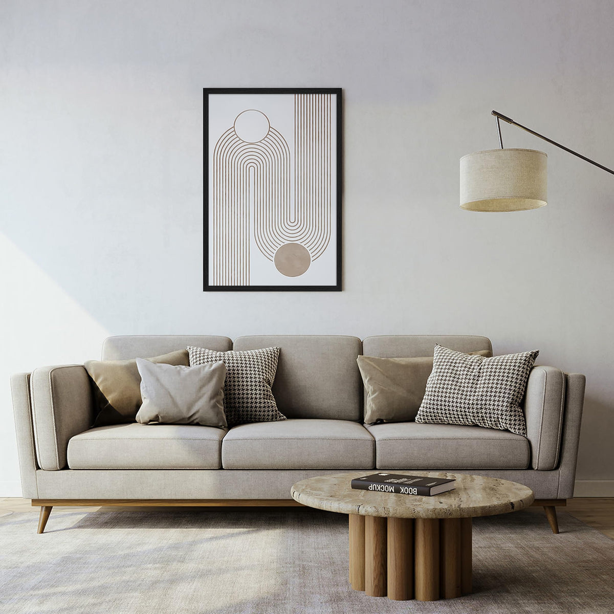 LUGHFSV poster frame without mat maximizes visible artwork.