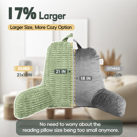 LUISOF 3D-embossed corduroy cover offers soft touch and durability.