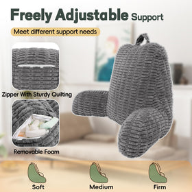 LUISOF bottom zipper allows easy filling to tailor comfort