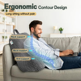 LUISOF arm rest design cushions elbows for relaxed posture