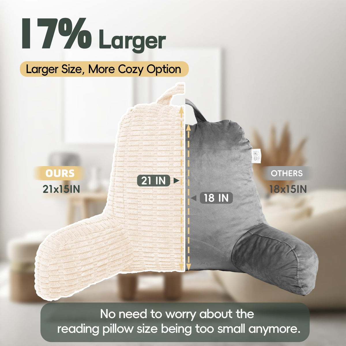 LUISOF ergonomic bed pillow contours for spine alignment