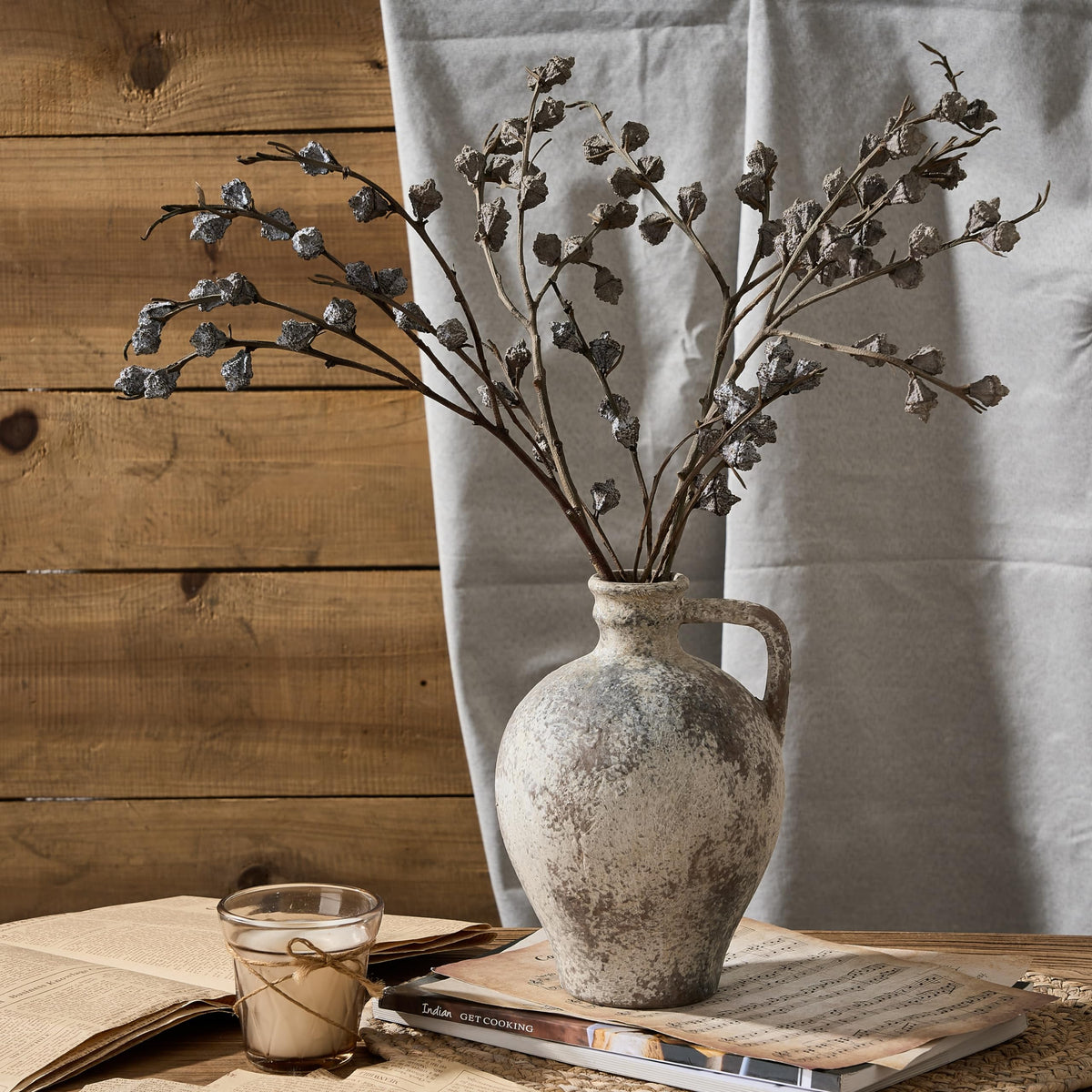 LUKA farmhouse vase table decor on shelves or mantles
