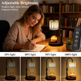 Lukasa Candle Warmer Lamp auto-timer feature for safe, hands-free fragrance