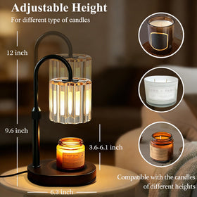 Lukasa Glass shade adds elegant decor to bedroom, living room, or office