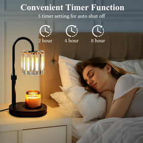 Lukasa Candle Warmer Lamp no-flame design for smoke-free aroma in any room