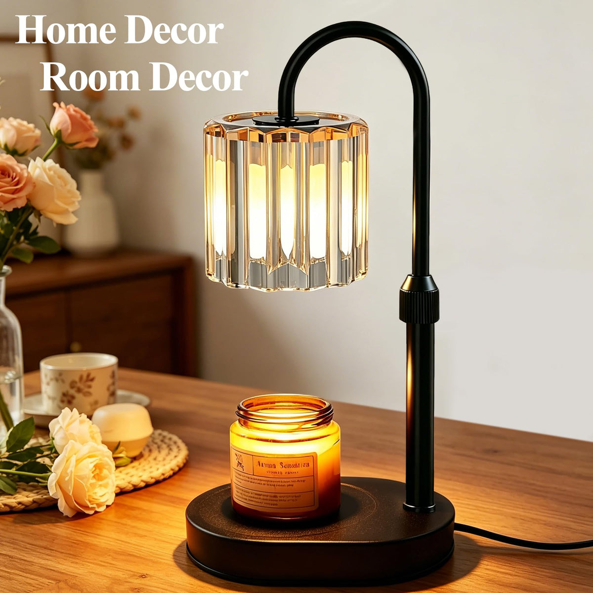Lukasa Candle Warmer Lamp room decor demonstrates versatile placement