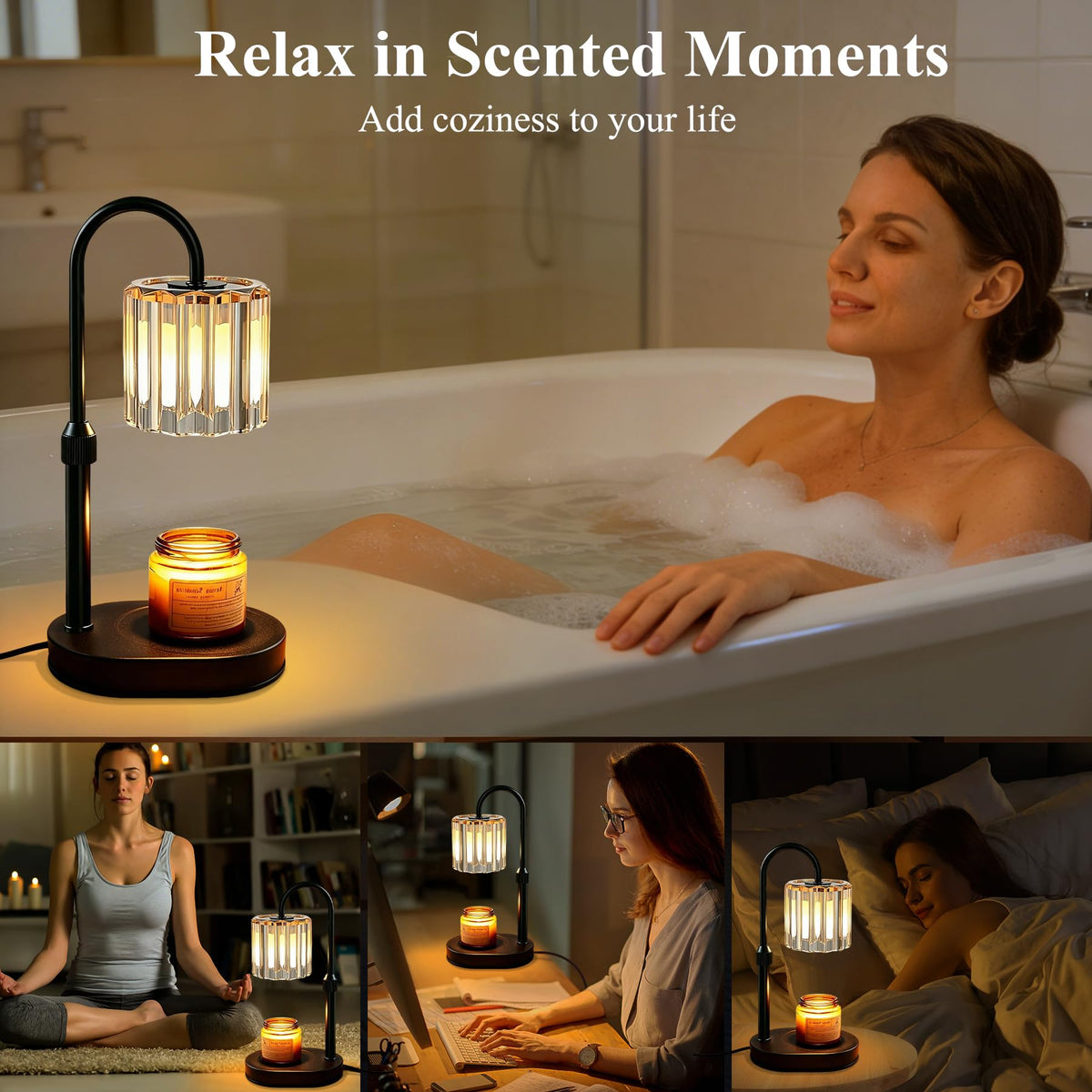 Lukasa Candle Warmer Lamp keeps fragrance safe around kids and pets