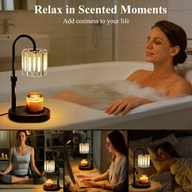Lukasa Candle Warmer Lamp keeps fragrance safe around kids and pets