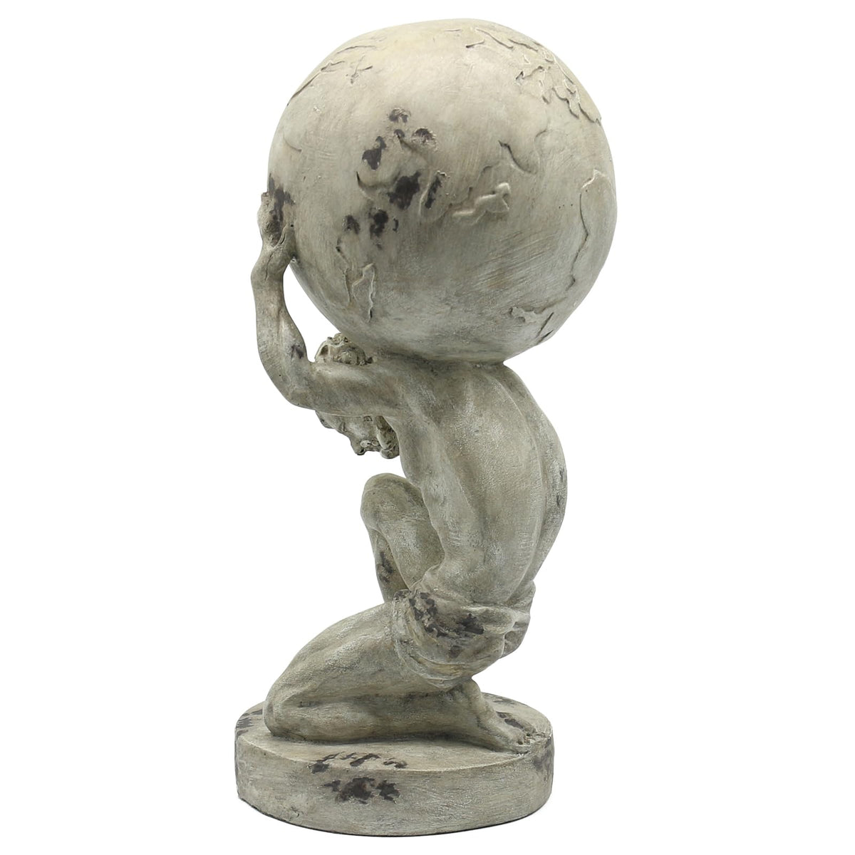 Lukitas Atlas versatile decor accent enhances homes, offices, and living rooms with artistic flair.